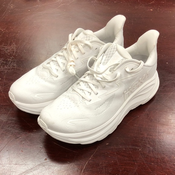 Hoka Shoes - Hoka Women's All-White Clifton 10 Sneakers